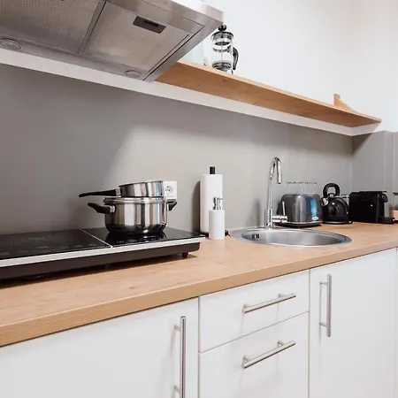 City-studio Im Innenhof Mit Boxspring-bett Und Community-raum Apartamento Münster