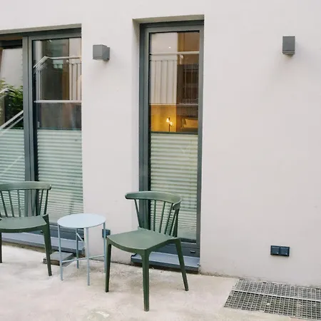 City-studio Im Innenhof Mit Boxspring-bett Und Community-raum Lägenhet