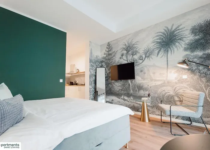 公寓 City-studio Im Innenhof Mit Boxspring-bett Und Community-raum *