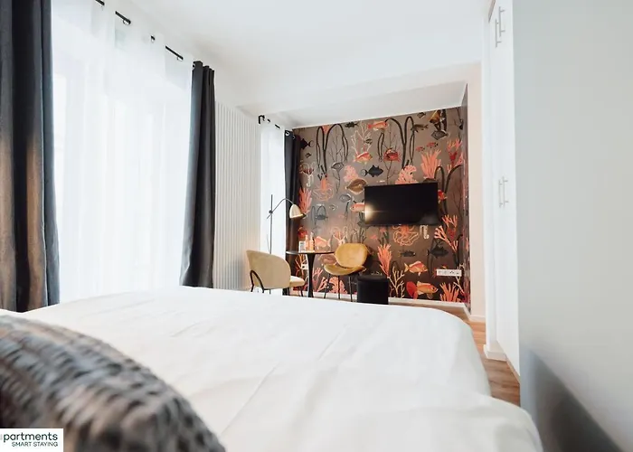 City-studio Im Innenhof Mit Boxspring-bett Und Community-raum アパート ミュンスター