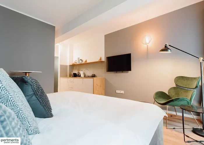 City-studio Im Innenhof Mit Boxspring-bett Und Community-raum 公寓