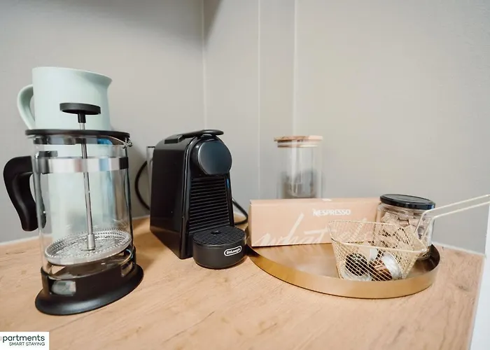 公寓 City-studio Im Innenhof Mit Boxspring-bett Und Community-raum