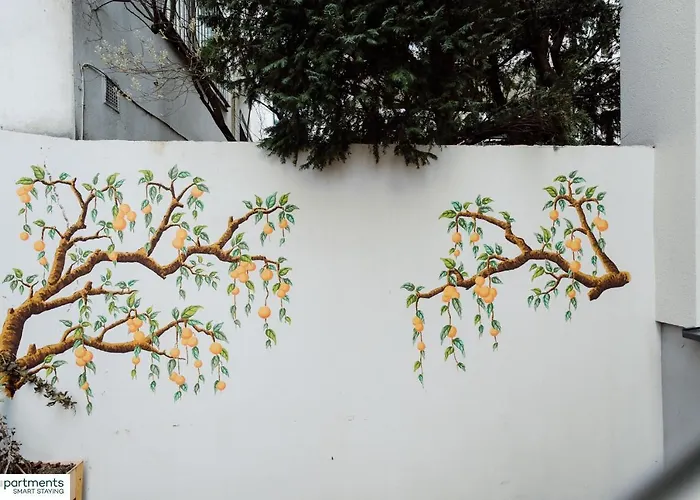 アパート City-studio Im Innenhof Mit Boxspring-bett Und Community-raum