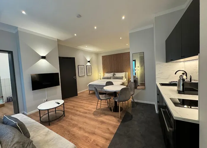 City-studio Im Innenhof Mit Boxspring-bett Und Community-raum 蒙斯特